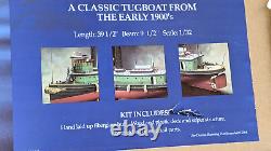Dumas'The Brooklyn DUM1238 Large 39.5 R/C Tugboat Model Kit New in Box