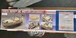 Dumas USCG 36500 36' With Motor Lifeboat 116 Scale R/C Wood Boat Model Kit 1258