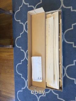Dumas U. S. S. Crockett Wooden Boat Kit Opened