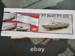 Dumas WWII Higgins 78' PT Boat PT-212 131 Scale R/C Wood withMotor Model Kit 1257