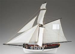 Dusek Le Cerf Wood Model Ship Kit D009 Scale 172