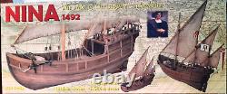 Dusek Nina Wood Model Ship Kit D012 Scale 172 New Open Box