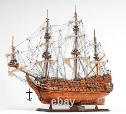 Dutch De Zeven Provincien Wooden Tall Ship Model 36 Boat New