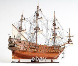 Dutch De Zeven Provincien Wooden Tall Ship Model 36 Boat New