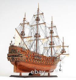 Dutch De Zeven Provincien Wooden Tall Ship Model 36 Boat New