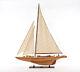 Endeavour 40 British Sailboat Handcrafted Wooden Model Boat