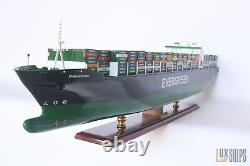 EVERGREEN Container Model Ship 103cm, Wooden Ship Model is for Sale