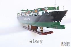 EVERGREEN Container Model Ship 103cm, Wooden Ship Model is for Sale