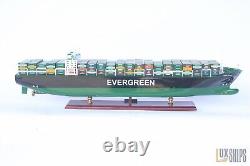 EVERGREEN Container Model Ship 103cm, Wooden Ship Model is for Sale