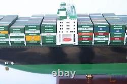 EVERGREEN Container Model Ship 103cm, Wooden Ship Model is for Sale