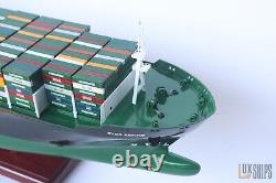 EVERGREEN Container Model Ship 103cm, Wooden Ship Model is for Sale