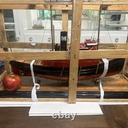 Edmond J. Moran Tug Boat Handcrafted Ship Model 24 Museum Quality, New York