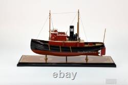 Edmond J. Moran Tug Boat Handcrafted Ship Model 24 Museum Quality, New York