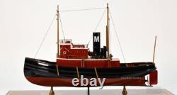 Edmond J. Moran Tug Boat Handcrafted Ship Model 24 Museum Quality, New York