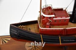 Edmond J. Moran Tug Boat Handcrafted Ship Model 24 Museum Quality, New York