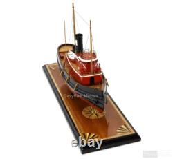 Edmond J. Moran Tug Boat Handcrafted Ship Model 24 Museum Quality, New York