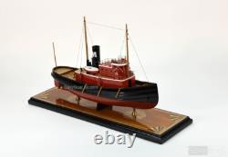 Edmond J. Moran Tug Boat Handcrafted Ship Model 24 Museum Quality, New York