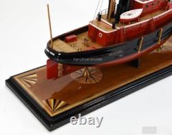 Edmond J. Moran Tug Boat Handcrafted Ship Model 24 Museum Quality, New York