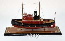 Edmond J. Moran Tugboat Handcrafted Boat Model 24 Museum Quality