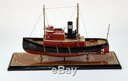 Edmond J. Moran Tugboat Handcrafted Boat Model 24 Museum Quality