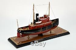 Edmond J. Moran Tugboat Handcrafted Boat Model 24 Museum Quality