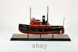 Edmond J. Moran Tugboat Handcrafted Boat Model 24 Museum Quality