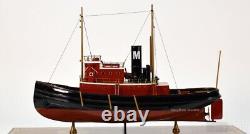 Edmond J. Moran Tugboat Handcrafted Boat Model 24 Museum Quality