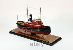 Edmond J. Moran Tugboat Handcrafted Boat Model 24 Museum Quality