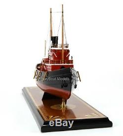 Edmond J. Moran Tugboat Handcrafted Boat Model 24 Museum Quality