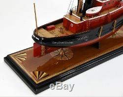 Edmond J. Moran Tugboat Handcrafted Boat Model 24 Museum Quality