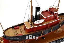 Edmond J. Moran Tugboat Handcrafted Boat Model 24 Museum Quality