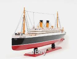 Empress of Ireland Cruise Ship 32.5 Ocean Liner Wood Model Boat Assembled