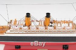 Empress of Ireland Cruise Ship 32.5 Ocean Liner Wood Model Boat Assembled