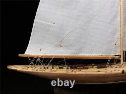 Endeavour America's Cup J Class Yacht 180 Wood Model Ship Kit 18 Boat Sailboat