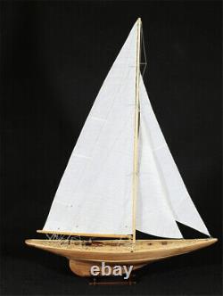 Endeavour America's Cup J Class Yacht 1/80 Wood Model Ship Kit 18 Boat Sailboat