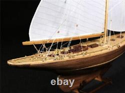 Endeavour America's Cup J Class Yacht 1/80 Wood Model Ship Kit 18 Boat Sailboat