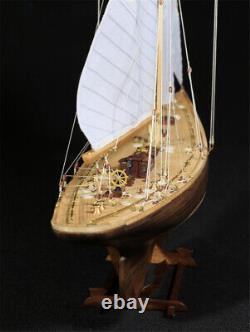 Endeavour America's Cup J Class Yacht 1/80 Wood Model Ship Kit 18 Boat Sailboat