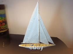 Endeavour America's Cup J Class Yacht 1/80 Wood Model Ship Kit 18 Boat Sailboat