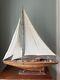 Endeavour America's Cup J Class Yacht Wood Model 32 Boat Sailboat Beautiful