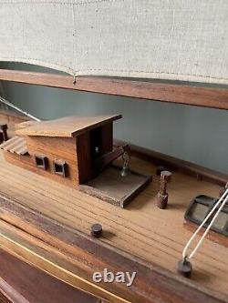 Endeavour America's Cup J Class Yacht Wood Model 32 Boat Sailboat Beautiful