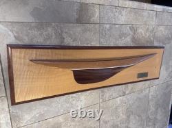 Endeavour America's Cup Model Wall Boat Yacht Art Decor Beautiful Wood 1934