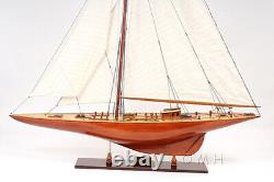 Endeavour Yacht Classic Wood Model
