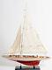 Endeavour Yacht Painted Wood Model Ship Boat 24 Inch Replica