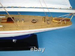 Enterprise 1930 America's Cup J Class Boat Yacht Wooden Model 20 Sailboat New