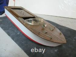 Excellent Vintage 1950s Fleet Line The Sea Babe Battery Operated Toy Model Boat
