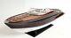 Exclusive Edition 37 Large Rivarama E. E. Model Boat Wood Display Collectible