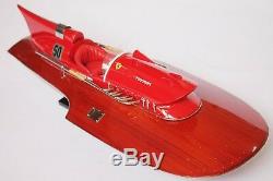 FERRARI WOOD BOAT MODEL 21 (53 cm)