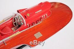 FERRARI WOOD BOAT MODEL 21 (53 cm)