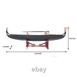 FULLY ASSEMBLED Venetian Gondola boat model