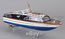 Fairey Huntsman 31 Boat Model Wooden boat kit and stand 1/16 scale